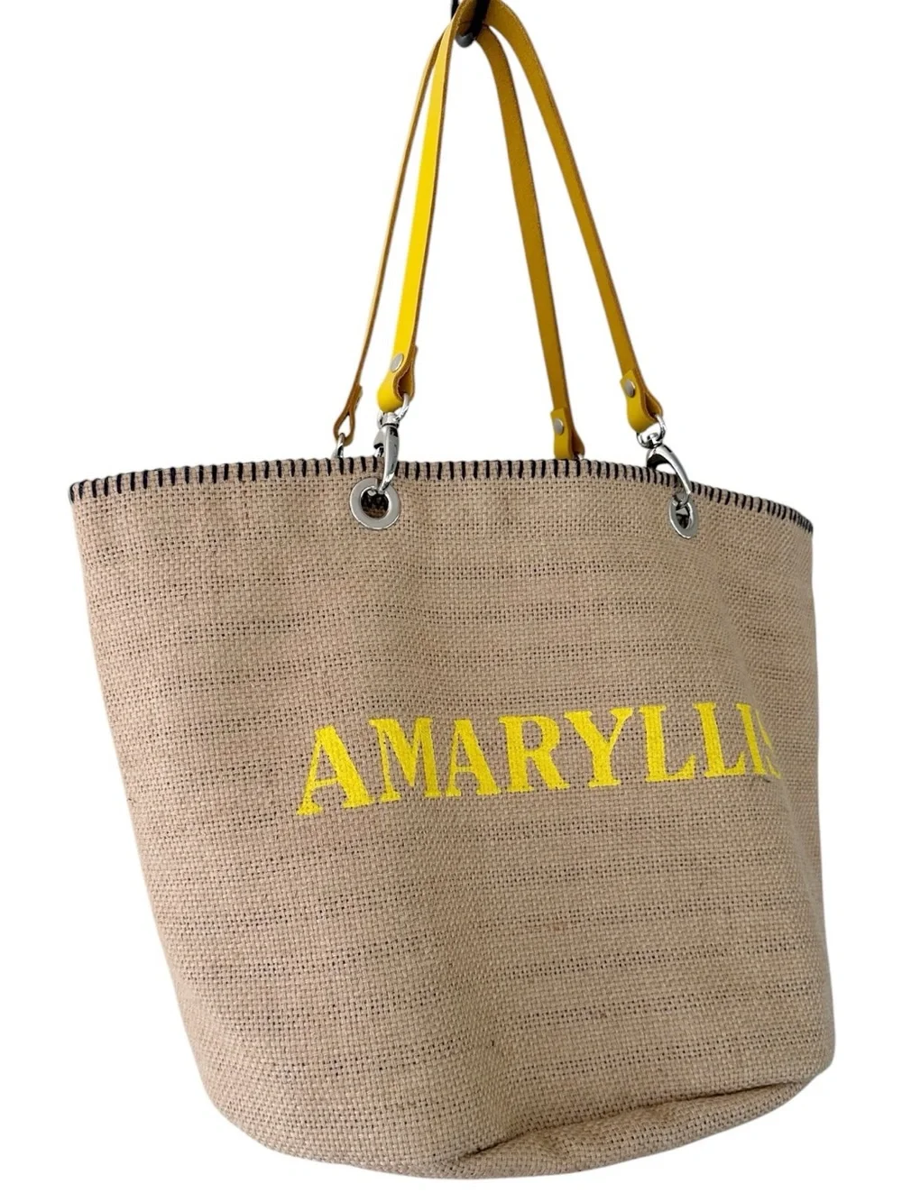 Saint James • “Amaryllis” Jute Tote Bag